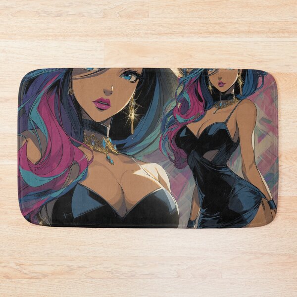 Item preview, bi anime girl designed and sold by CursedbyLilith.