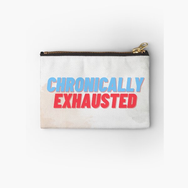Item preview, Chronically Exhausted Low Energy Mood Design designed and sold by Art Empire 33 | Funny Pet Art & Gift Designs for Stickers and Wall Art.
