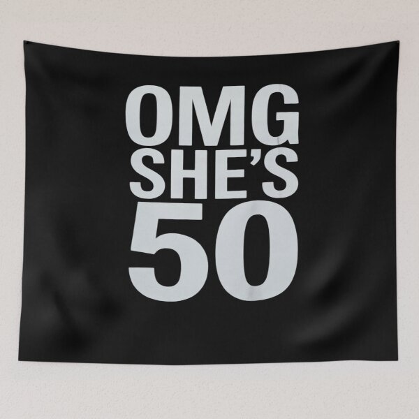 Item preview, OMG She's 50 50th Birthday for Family Group designed and sold by angolinnArt.