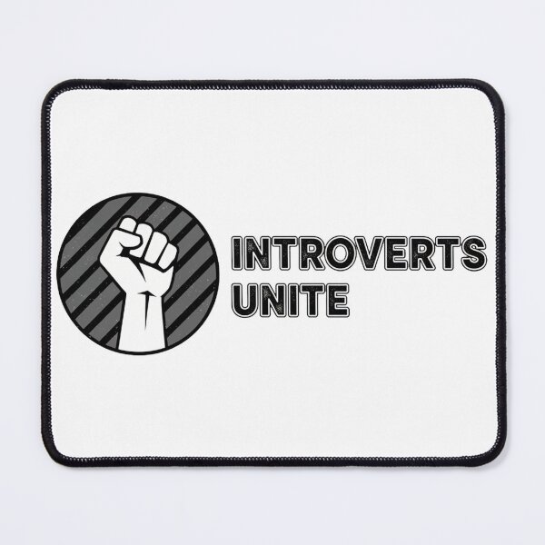 Item preview, FUNNY QUOTES Introverts Unite – Vintage Fist Retro Introvert Statement Design designed and sold by C3J7.