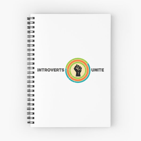 Item preview, FUNNY QUOTES Introverts Unite – Vintage Fist Retro Introvert Statement Design designed and sold by C3J7.