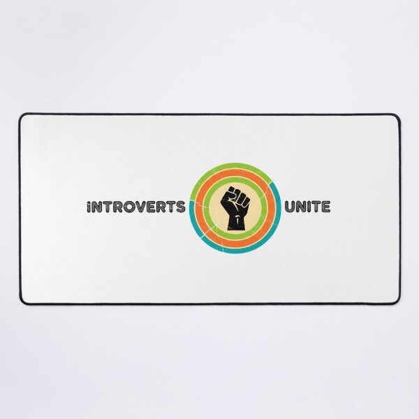 Item preview, FUNNY QUOTES Introverts Unite – Vintage Fist Retro Introvert Statement Design designed and sold by C3J7.