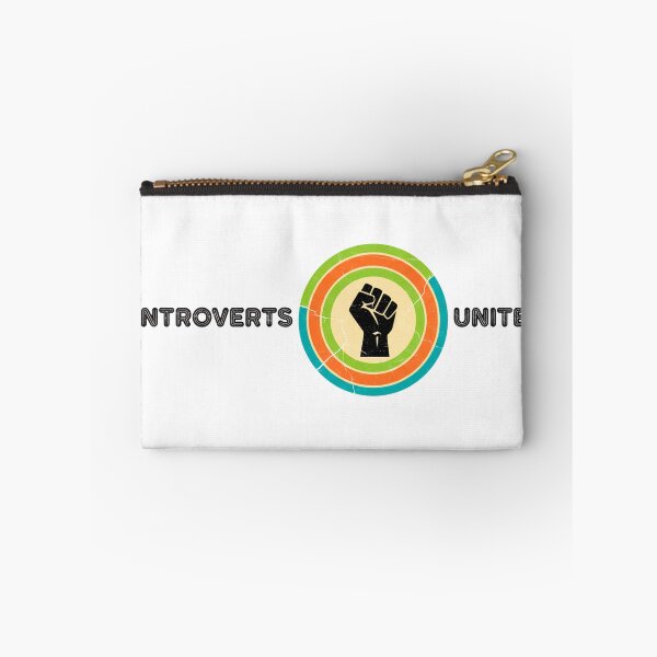 Item preview, FUNNY QUOTES Introverts Unite – Vintage Fist Retro Introvert Statement Design designed and sold by C3J7.
