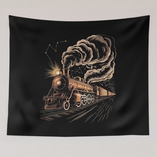 Item preview, Train Locomotive Model Railroad Train Lover designed and sold by joyouartArt.