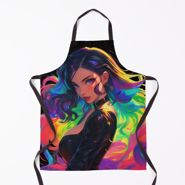 Item preview, rainbow goth girl designed and sold by CursedbyLilith.