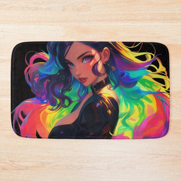 Item preview, rainbow goth girl designed and sold by CursedbyLilith.