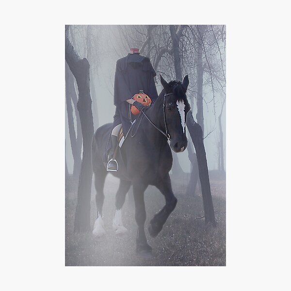 Headless Horseman Photographic Print