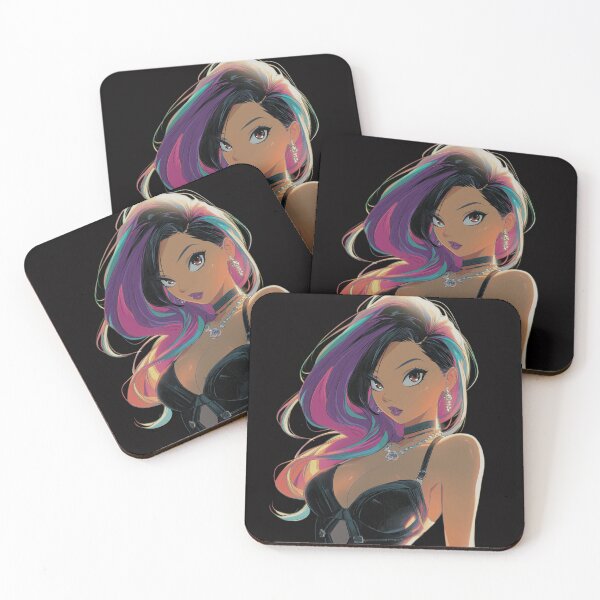 Item preview, bi anime girl designed and sold by CursedbyLilith.