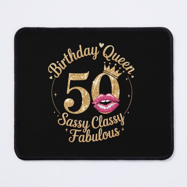 Item preview, Sassy Classy Fabulous 50th Birthday Queen 50 And Fabulous designed and sold by angolinnArt.