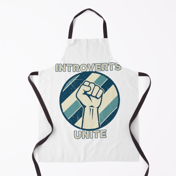 Item preview, FUNNY QUOTES Introverts Unite – Vintage Fist Retro Introvert Statement Design designed and sold by C3J7.