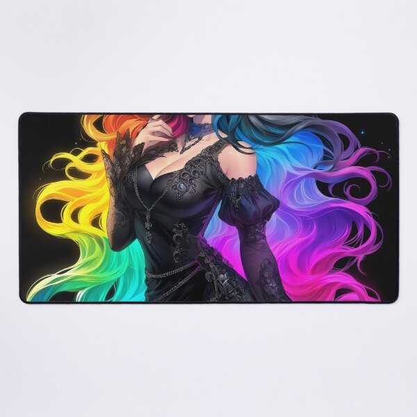 Item preview, anime rainbow girl designed and sold by CursedbyLilith.