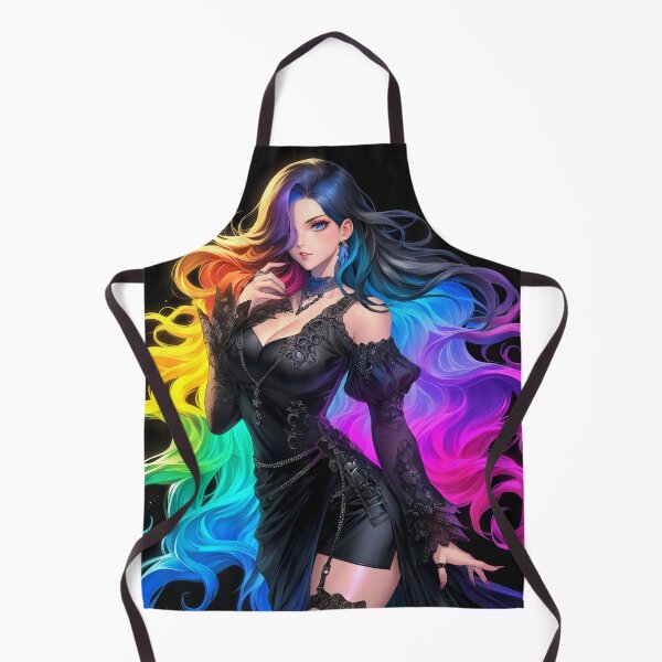 Item preview, anime rainbow girl designed and sold by CursedbyLilith.