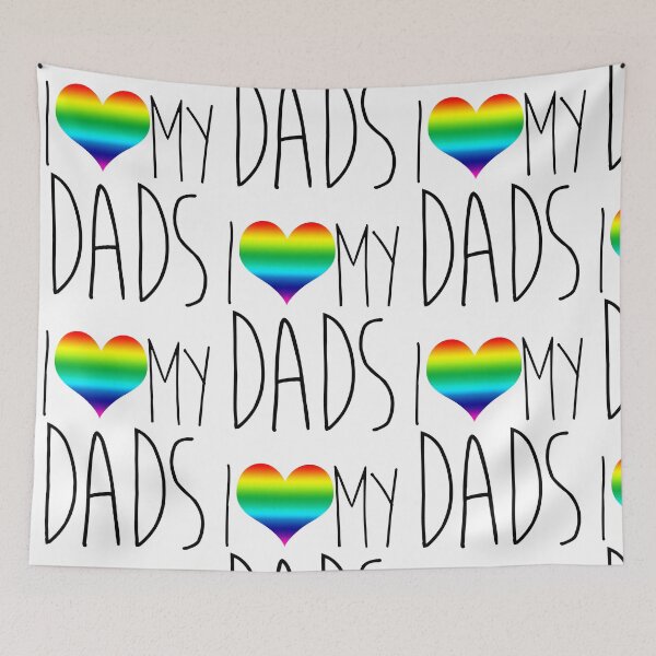 Item preview, I Heart My Dads designed and sold by credbubble.