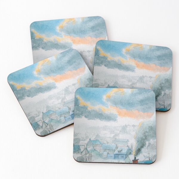 Item preview, Mongolian Winter  – Warm Light in Snow designed and sold by ChinzorigBAY.