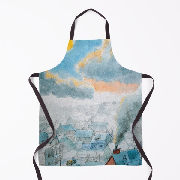 Item preview, Mongolian Winter – Warm Light in Snow designed and sold by ChinzorigBAY.