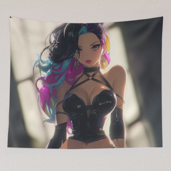 Item preview, bi anime girl designed and sold by CursedbyLilith.