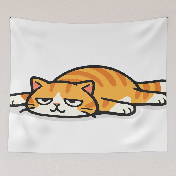 Item preview, Lazy Orange Cat: The Master of Napping designed and sold by arfindo-indra.