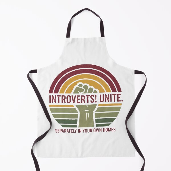 Item preview,  FUNNY QUOTES Introverts Unite – Vintage Fist Retro Introvert Statement Design designed and sold by C3J7.