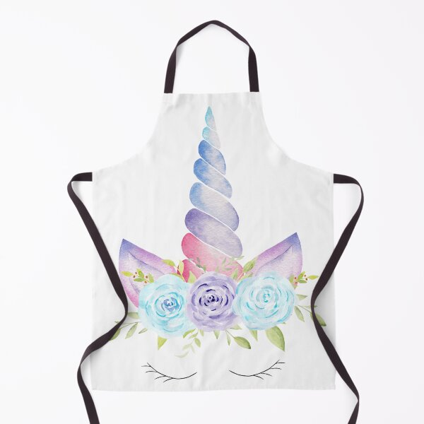 Item preview, Magical Pastel Unicorn with Lashes and Flowers designed and sold by AnimaliaStar.