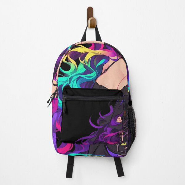 Item preview, rainbow anime girl designed and sold by CursedbyLilith.