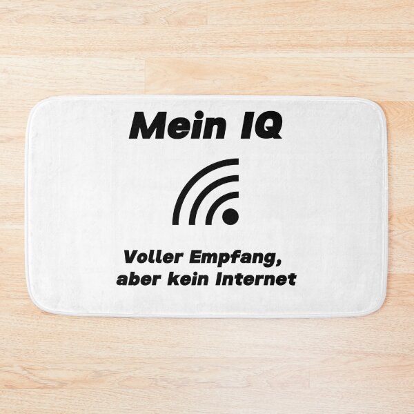 Item preview, My IQ Full signal No internet Funny saying Wi-Fi designed and sold by Pinfinest.