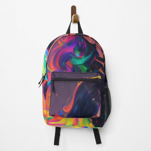 Item preview, rainbow anime girl designed and sold by CursedbyLilith.