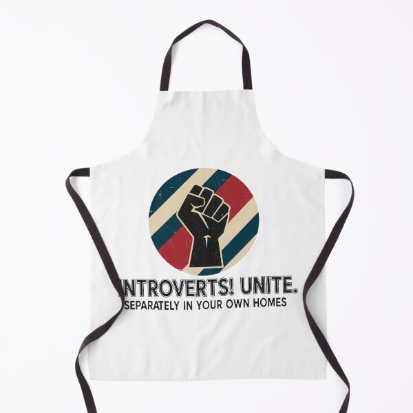 Item preview, FUNNY QUOTES Introverts Unite – Vintage Fist Retro Introvert Statement Design designed and sold by C3J7.