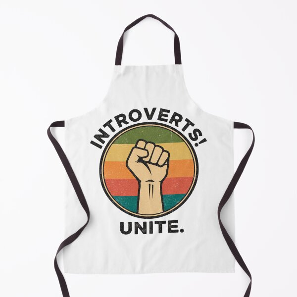 Item preview, Copy of FUNNY QUOTES Introverts Unite – Vintage Fist Retro Introvert Statement Design designed and sold by C3J7.