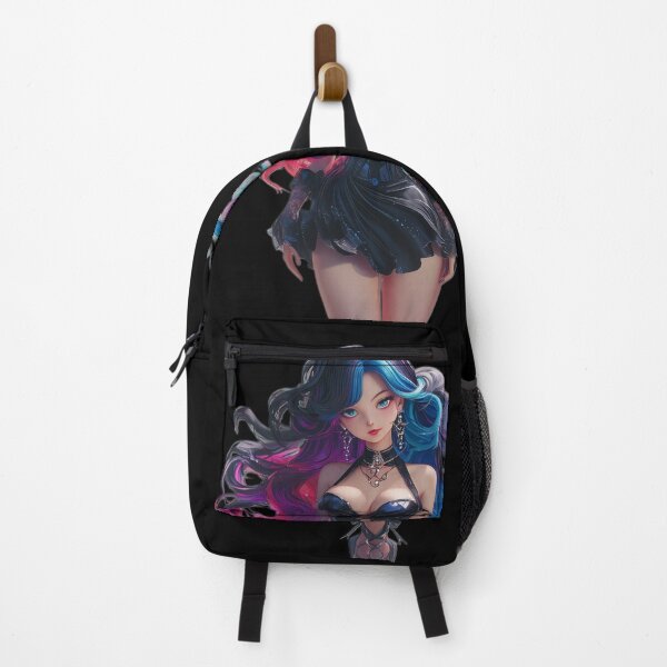 Item preview, rainbow anime girl designed and sold by CursedbyLilith.