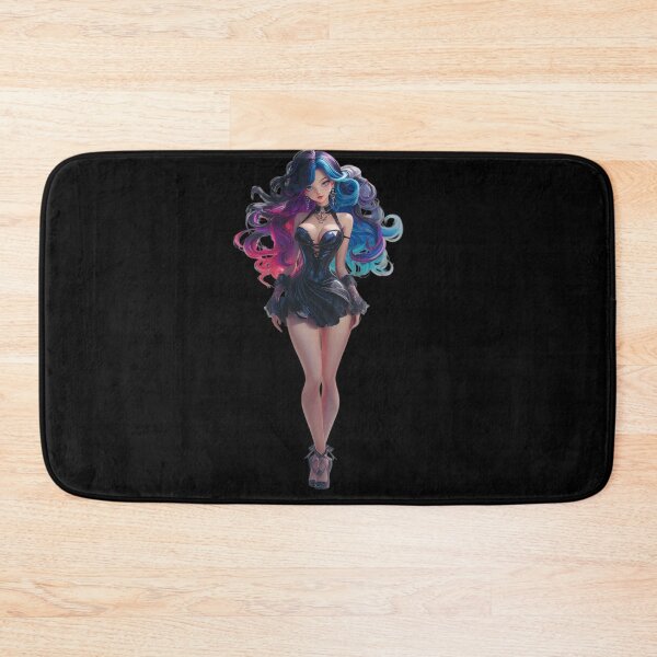 Item preview, rainbow anime girl designed and sold by CursedbyLilith.