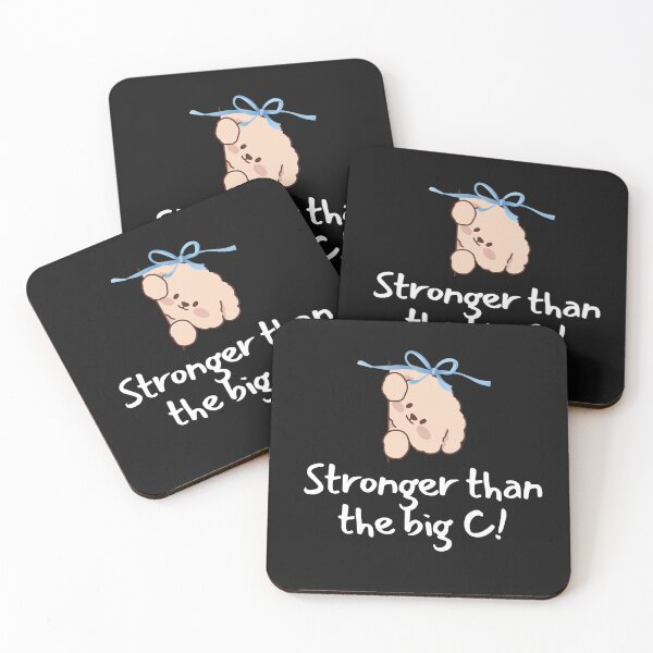Item preview, Stronger than the big C-cancer survivor quote designed and sold by medoutfits.