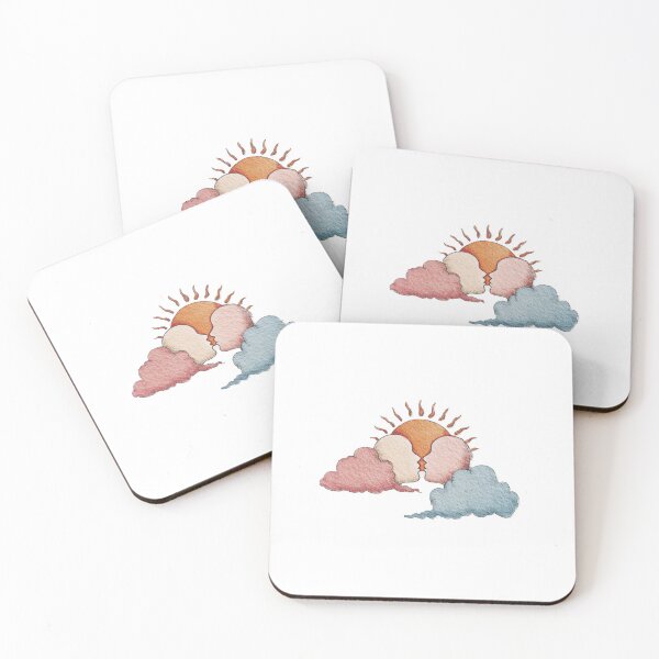 Item preview, Romantic Clouds Surreal Sunset Art for Valentine's Day designed and sold by BigStar-Cart.
