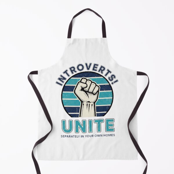Item preview, FUNNY QUOTES Introverts Unite – Vintage Fist Retro Introvert Statement Design designed and sold by C3J7.