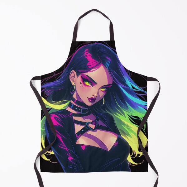 Item preview, rainbow anime girl designed and sold by CursedbyLilith.