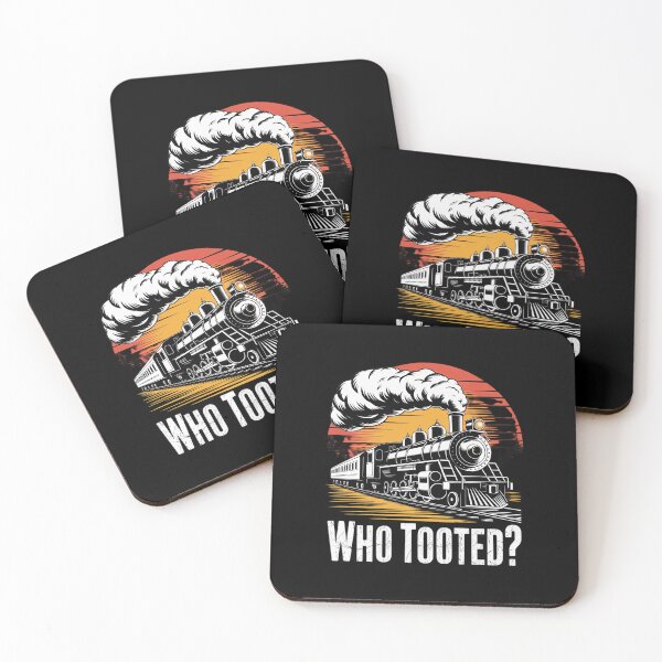 Item preview, Who Tooted Train Lover Boys Men Collector Railroad designed and sold by joyouartArt.