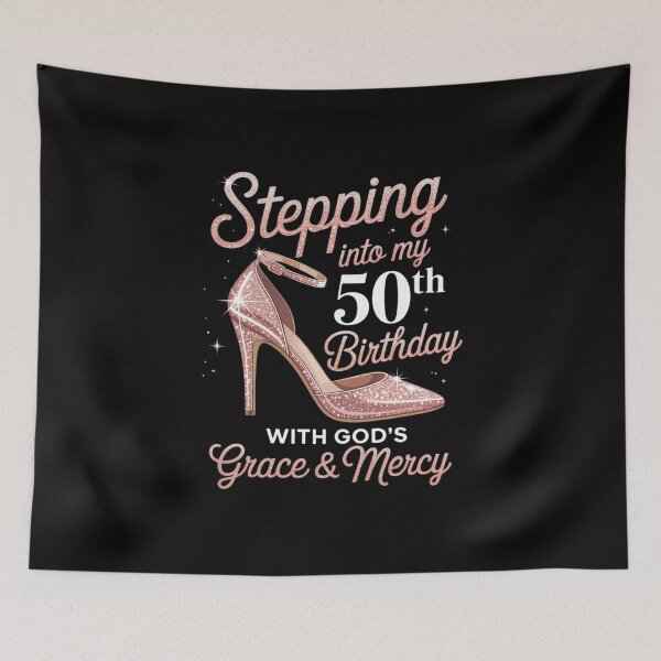 Item preview, Stepping Into My 50th Birthday Women 50 Year Old Bday designed and sold by angolinnArt.