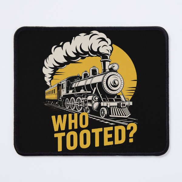 Item preview, Who Tooted Train Lover Cute Model Railroad Conductor designed and sold by joyouartArt.