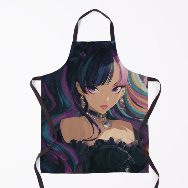 Item preview, rainbow anime girl designed and sold by CursedbyLilith.