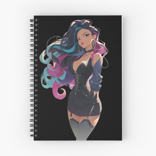 Item preview, bi anime girl designed and sold by CursedbyLilith.