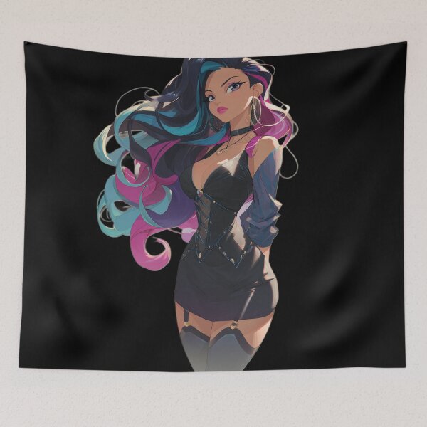 Item preview, bi anime girl designed and sold by CursedbyLilith.