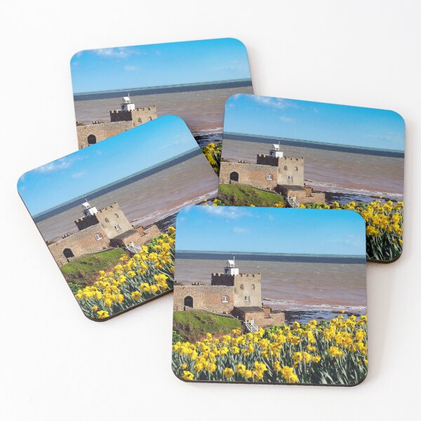 Item preview, Sidmouth Springtime - Daffodils at Jacob's Ladder Beach, East Devon Coast designed and sold by leonwoods.