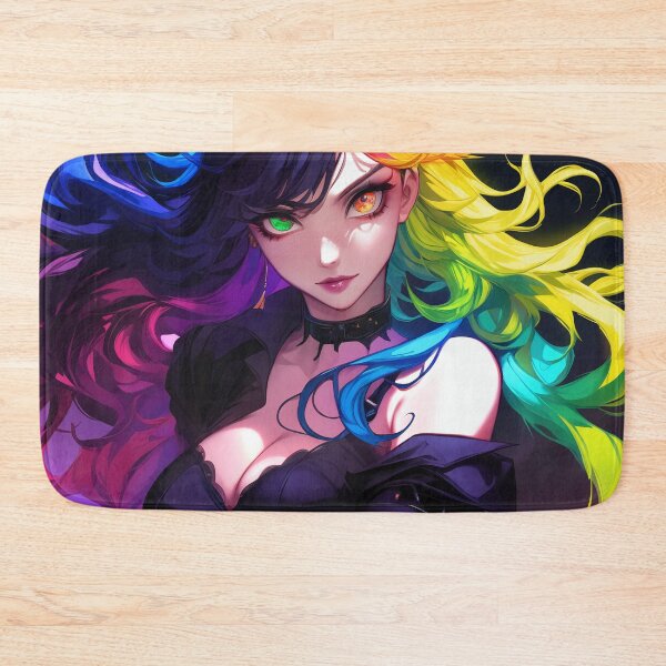 Item preview, rainbow goth girl designed and sold by CursedbyLilith.