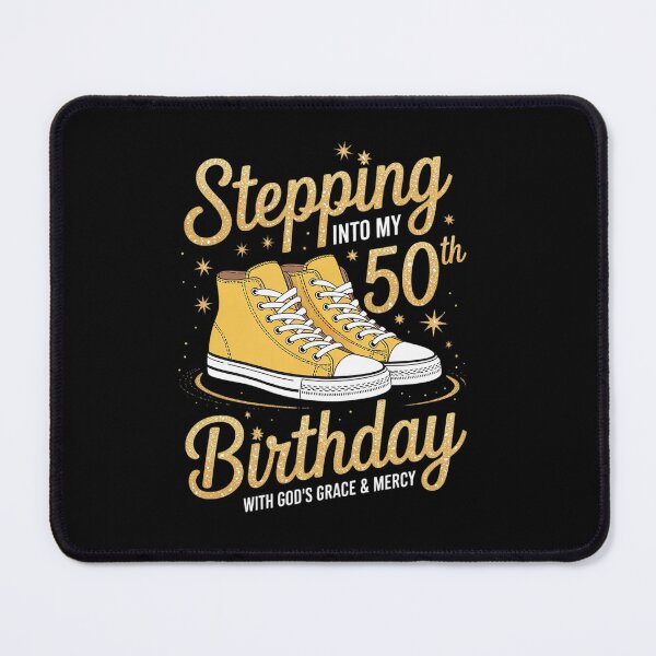 Item preview, Stepping Into My 50th Birthday With God's Grace And Mercy designed and sold by angolinnArt.
