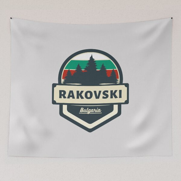 Item preview, Rakovski Bulgaria | Retro Vintage Travel Badge designed and sold by World Designs.