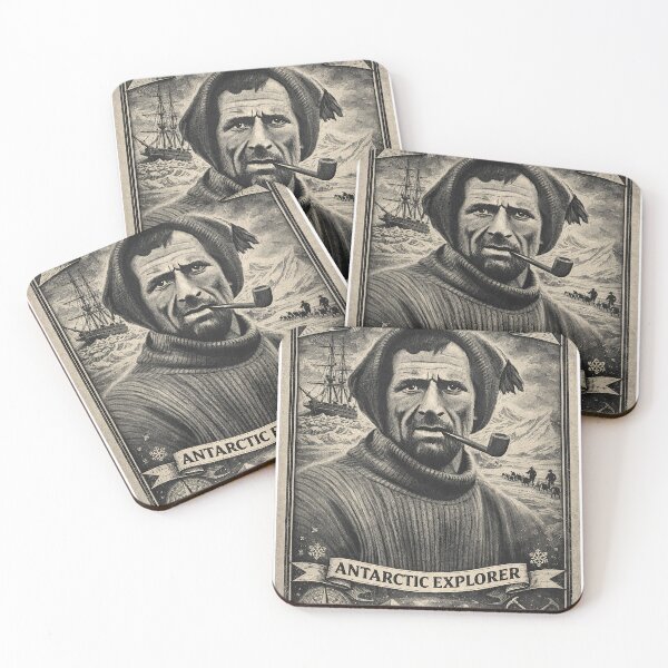 Item preview, Tom Crean Art Print – Antarctic Explorer Hand-Drawn Sketch Art Print designed and sold by ConorKeeganArt.