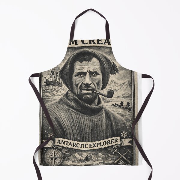 Item preview, Tom Crean Art Print – Antarctic Explorer Hand-Drawn Sketch Art Print designed and sold by ConorKeeganArt.