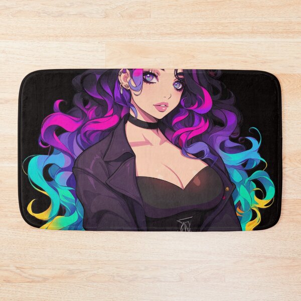 Item preview, rainbow goth girl designed and sold by CursedbyLilith.