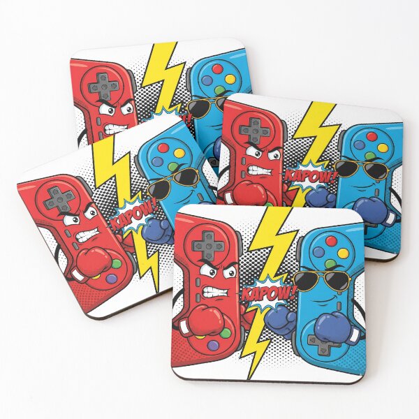 Item preview, Player 1 vs Player 2 - Retro Gaming Rivalry Pop Art designed and sold by gpeppe91.
