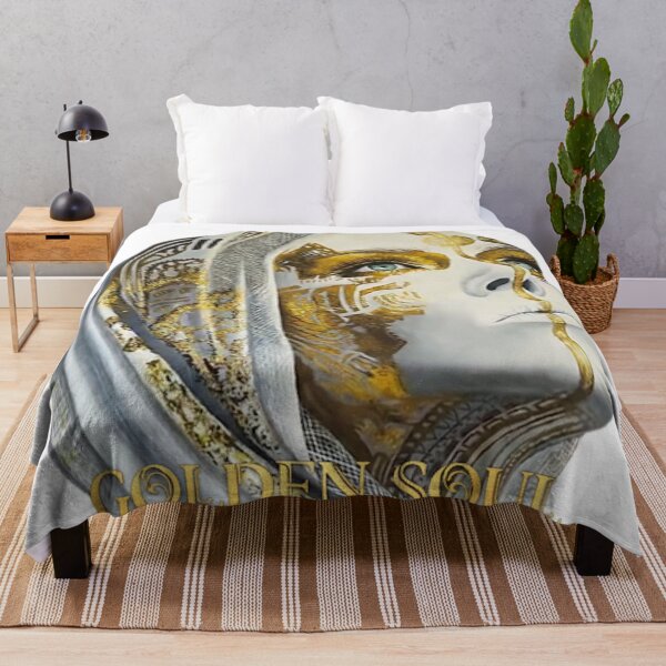 Item preview, Golden Soul - Ethereal Goddess Portrait designed and sold by fethallah drissi.