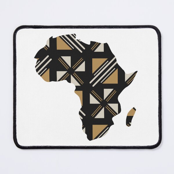 Item preview, Traditional Bogolan Pattern from Mali - Chic Ethnic Art designed and sold by Wolagno.
